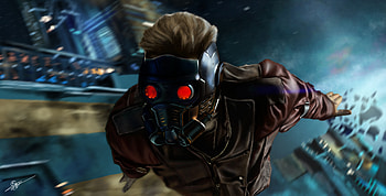 Star Lord 1, star-lord, 1, artist, artwork, deviantart, digital-art, superheroes HD wallpaper