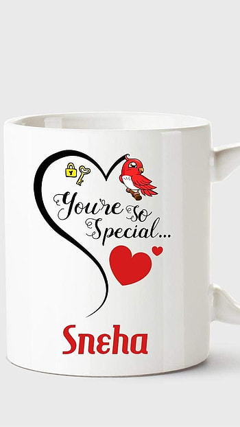S Name, Sneha, love, mug HD phone wallpaper