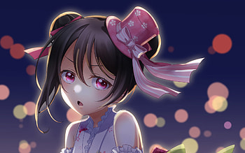 Nico Yazawa, night, Love Live, manga, protagonist, Yazawa Niko, Love Live characters, Nico Yazawa Love Live, Yazawa Nico HD wallpaper