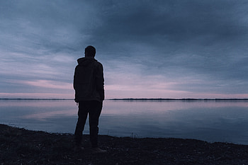 Lonely Sad Sea Water , lonely, sad, alone, sea, water, graphy HD wallpaper