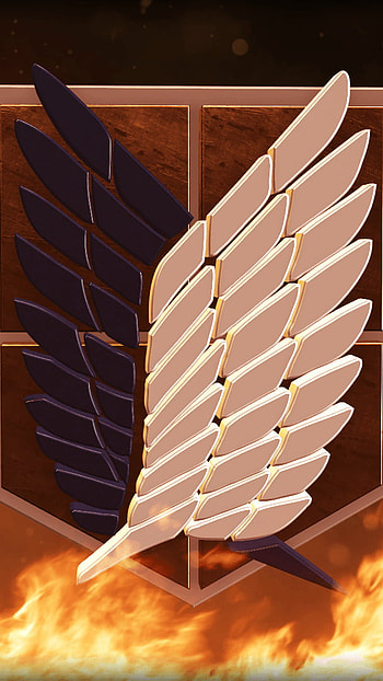 Logo of titan, attack on titan HD phone wallpaper