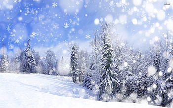 Snowfall, Snowfall HD wallpaper