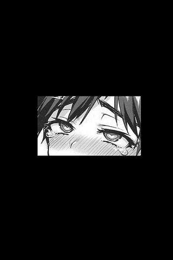 Dark Anime Aesthetic, Black and White Anime HD phone wallpaper