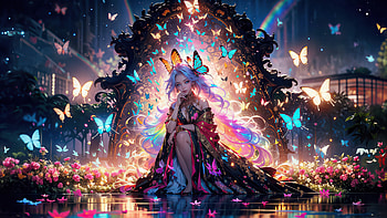 Dreamy Girl In Fantasy World, fantasy-girls, artwork, artist, digital-art, deviantart HD wallpaper