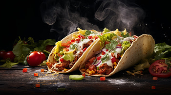 Appetizing Taco – Background, food, taco HD wallpaper