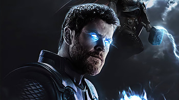 Thor Glowing Eyes , thor-love-and-thunder, thor, movies, 2021-movies, artwork, natalie-portman HD wallpaper