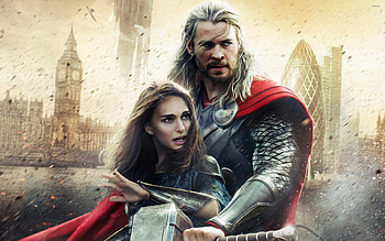 Natalie Portman, Jane Foster, Mjolnir art , Popular backgrounds HD wallpaper