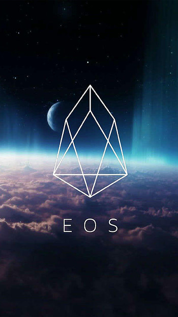 EOS cryptocurrency logo, Ultra , Mobile HD phone wallpaper