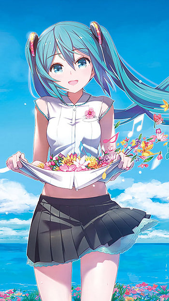 Hatsune Miku, Anime, Vocaloid HD phone wallpaper