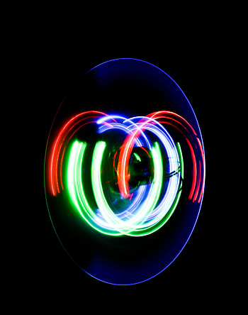 Abstract, Shine, Light, Multicolored, Motley, Long Exposure, Glow HD phone wallpaper