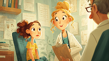 Caring Pediatrician — Children's Clinic, doctor HD wallpaper
