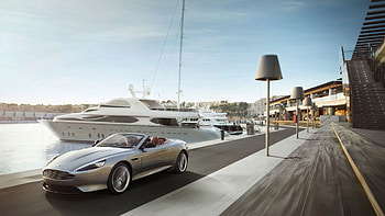 Yachts, Aston Martin, Cars, Traffic, Movement, Cabriolet, Wharf, Berth HD wallpaper