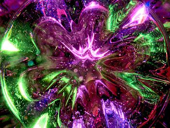 Abstract, Water, Multicolored, Motley, Glass, Glow, Distortion HD wallpaper