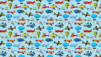 Texture, blue, colorful, helicopter, airplane, paper, child, pattern HD wallpaper