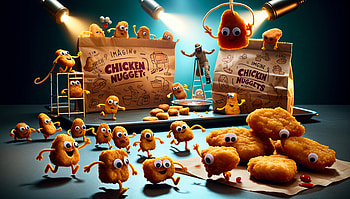 Delicious Chicken Nuggets: A Delight, chicken nuggets, Fast Food, Fun HD wallpaper