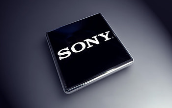 Sony, Black logo, Gray brand, Cool HD wallpaper