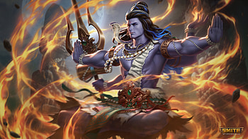 Shiva Fire Snake Smite HD wallpaper