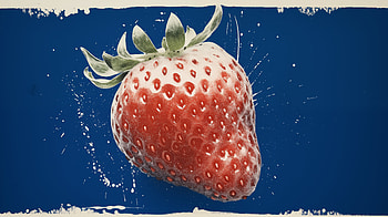 Fresh Strawberry - Vibrant Fruit Background, strawberry, fruit HD wallpaper