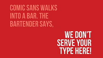 Graphic Design Pun, words, typography, text, red, humor, red background HD wallpaper