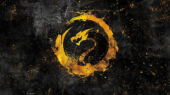 Mortal Kombat Brutal Symbol, mortal-kombat, games, artwork, digital-art, art, logo, video-games HD wallpaper