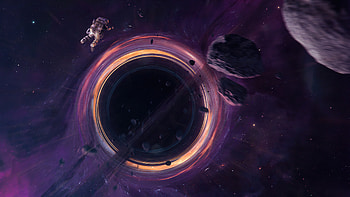 Astronaut Entering Black Hole , astronaut, space, artist, artwork, digital-art, artstation HD wallpaper