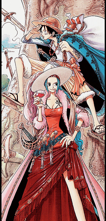 Vivi, Art, Luffy, One_Piece, Manga HD phone wallpaper