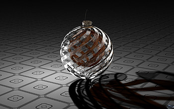 3D, Surface, Ball, Digital Art HD wallpaper