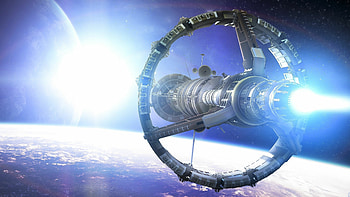 Space planet ship art, Star , Space station beauty HD wallpaper