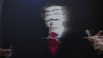 a man with an anonymous v for vendetta mask with intentional broken tv and video static Motion Background - VideoBlocks HD wallpaper
