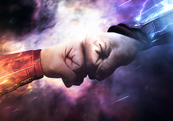 Captain Marvel And Thor Fist , avengers-endgame, avengers-end-game, superheroes, artwork, thor, captain-marvel HD wallpaper