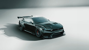 Black Ford Mustang 2024, ford-mustang, ford, classic-cars, mustang, cars HD wallpaper