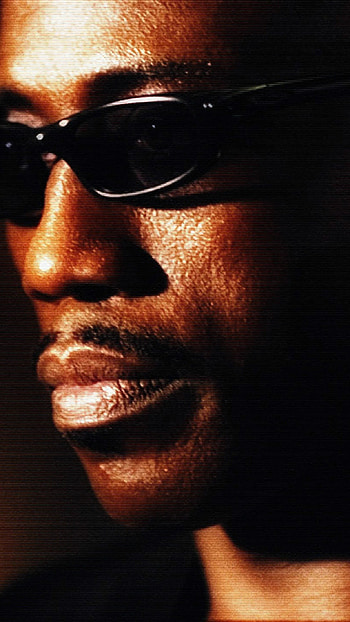 Wesley Snipes, Blade actor, Face close-up, Film industry HD phone wallpaper
