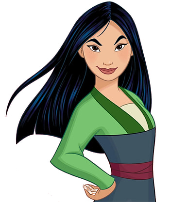 Fa Mulan, Disney princess sticker, JayThomo artwork, Fan creation HD phone wallpaper