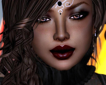 Face, lady, abstract, fantasy HD wallpaper