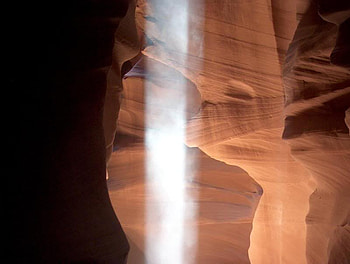 Beam Me Up Scottie, orange, light, canyon, rock HD wallpaper