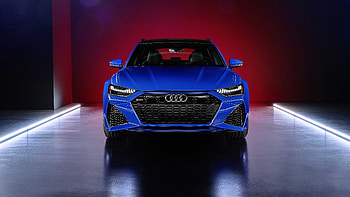 2021 Audi RS6 Avant RS Tribute Edition, blue car HD wallpaper
