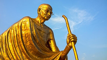 Statue, Mahatma Gandhi HD wallpaper
