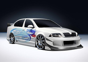 Skoda Octavia, tuning, skoda, octavia, car HD wallpaper