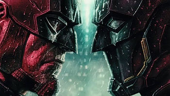 Face Off Batman , batman, superheroes, artist, artwork, digital-art HD wallpaper