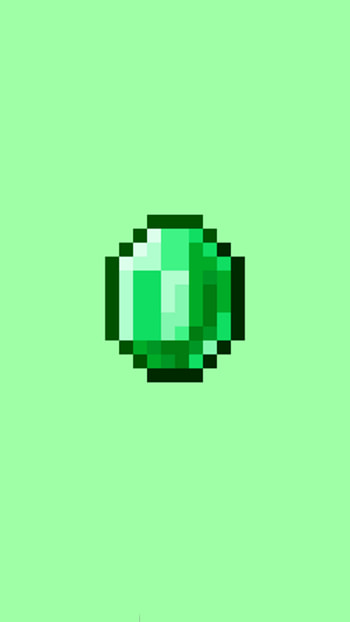 Emareld minecraft, diagram, symbol HD phone wallpaper