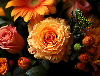 Blooming flowers 4, flower, blooming, bouquet, spring HD wallpaper