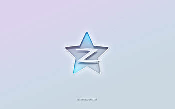 Qzone logo, cut out 3d text, white background, Qzone 3d logo, Qzone emblem, Qzone, embossed logo, Qzone 3d emblem HD wallpaper