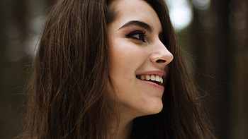 Cute Girl Smiling Portrait, smiling, girls, model, portrait, closeup HD wallpaper