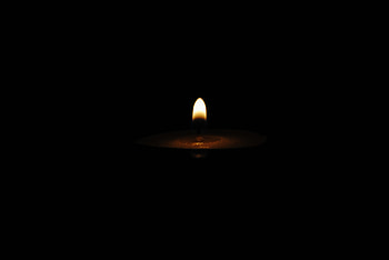 Dark, Flame, Candle HD wallpaper