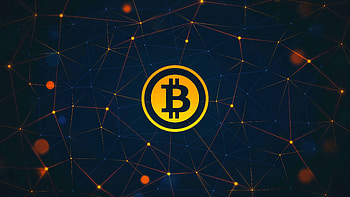 Bitcoin logo, U, Cryptocurrency symbol, Digital assets HD wallpaper