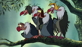 Jungle Vultures, Cartoon, Dumbo, Vultures, Movie HD wallpaper