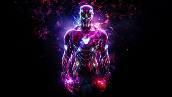 Iron Man Metallic Vengeance, iron-man, superheroes, artwork, digital-art, art, ai HD wallpaper