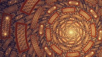 Tunnel, Fractals HD wallpaper