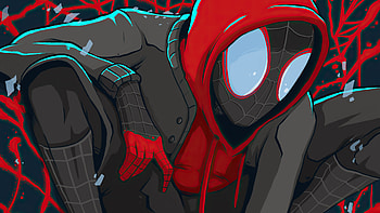 Spiderman Miles Artwork, spiderman, superheroes, artwork, art HD wallpaper