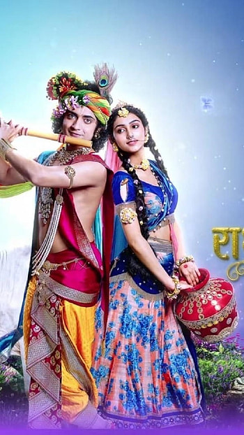 Radha Krishna Serial, radha krishna , serial, radha krishna, god, lord HD phone wallpaper